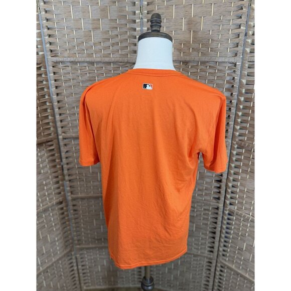 Nike SF Giants Orange Dri-Fit T-Shirt Mens L Authentic MLB Apparel - Picture 3 of 3